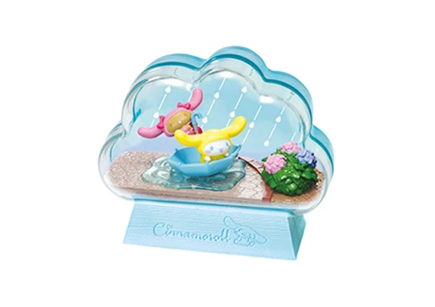 RE-MENT Sanrio Cinnamoroll terrario colección Pom Purin caja ciega juguetes Linda decoración en miniatura estatuilla juguete niña regalo - imagen 5