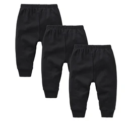 Leggings de algodón para bebé 0-12 meses – Pack de 3