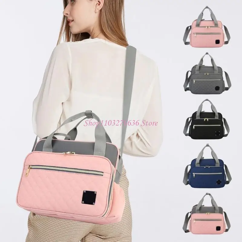 Bolso pañal para bebés R6FD para madres, bolsa caja organizadora esencial recién nacidos con correa ajustable - imagen 4