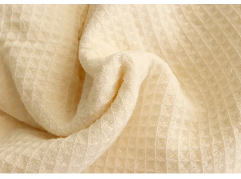 Funda de colchón para cuna de gasa doble tipo gofre, estera de cifrado gruesa de algodón puro, sábanas ajustadas para cuna de bebé de hilo Universal para 4 estaciones - imagen 4