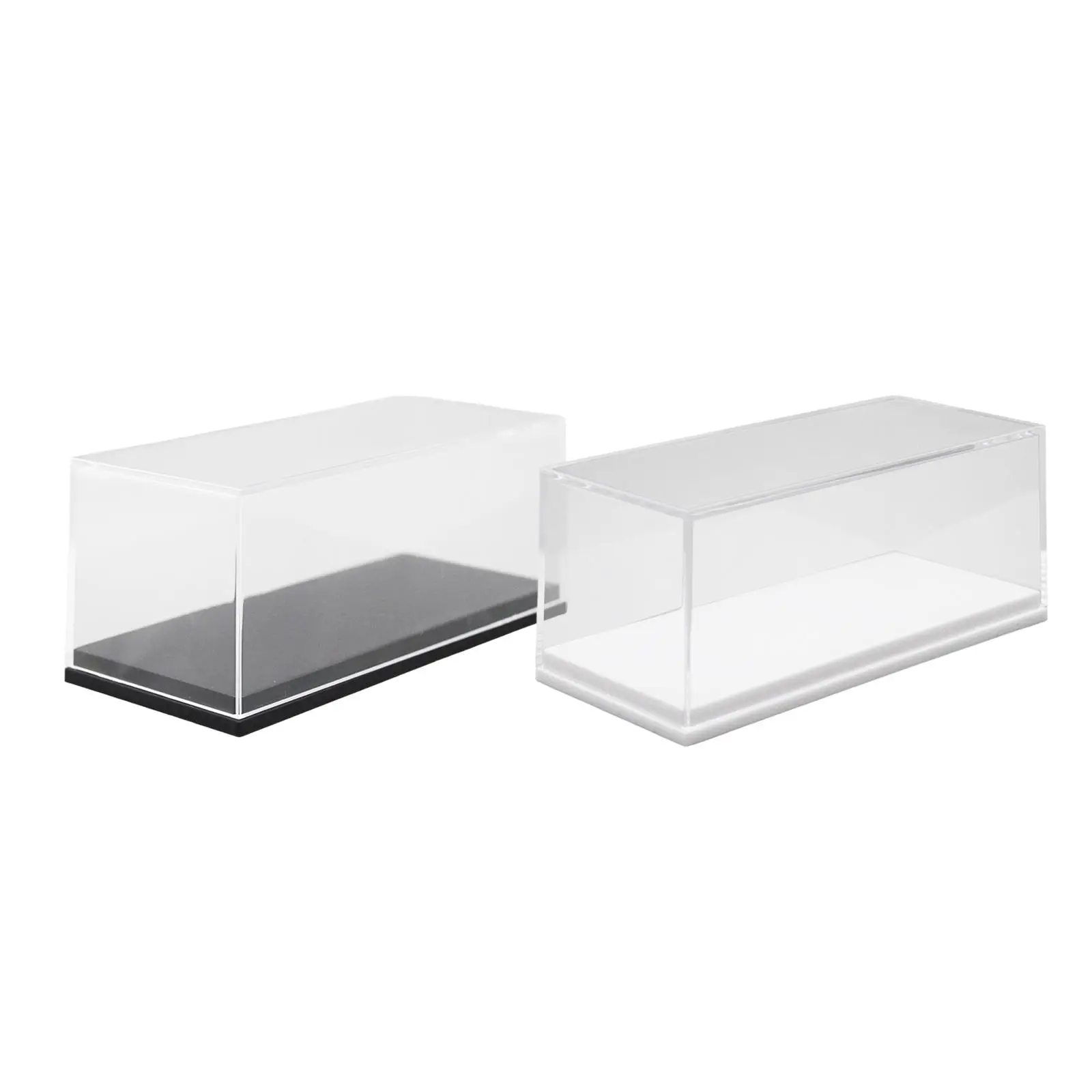 Acrylic Display Case Crafts Collectible Stackable Diecast Model Car Showcase for 1/87 Car Dolls Cosmetics Action Figures Statue