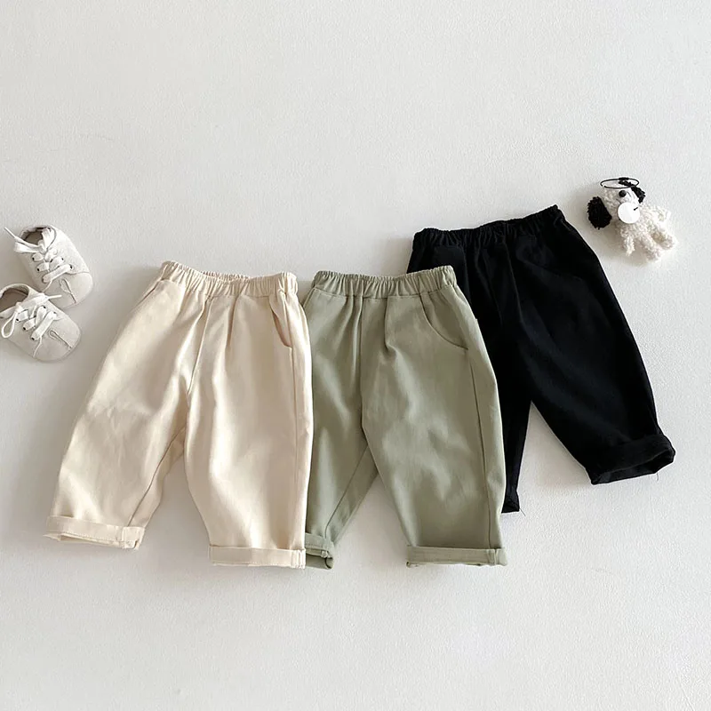 MILANCEL Pantalones holgados de otoño para bebé y niña - imagen 4