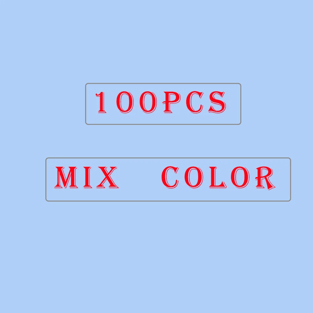100pcs mix color