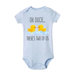 Body manga corta bebé Oh Duck – Diseños divertidos primavera-verano