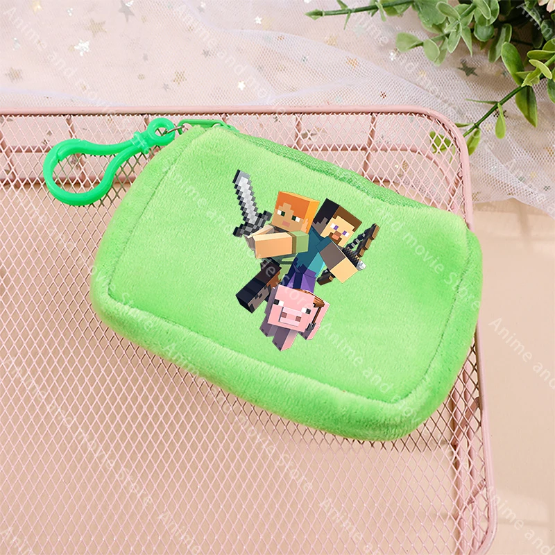Monedero de dibujos animados para niñas, billetera portátil bonita de 11,5 CM, bolsa de almacenamiento de tarjetas impresa a la moda, regalos de cumpleaños para niños - imagen 2