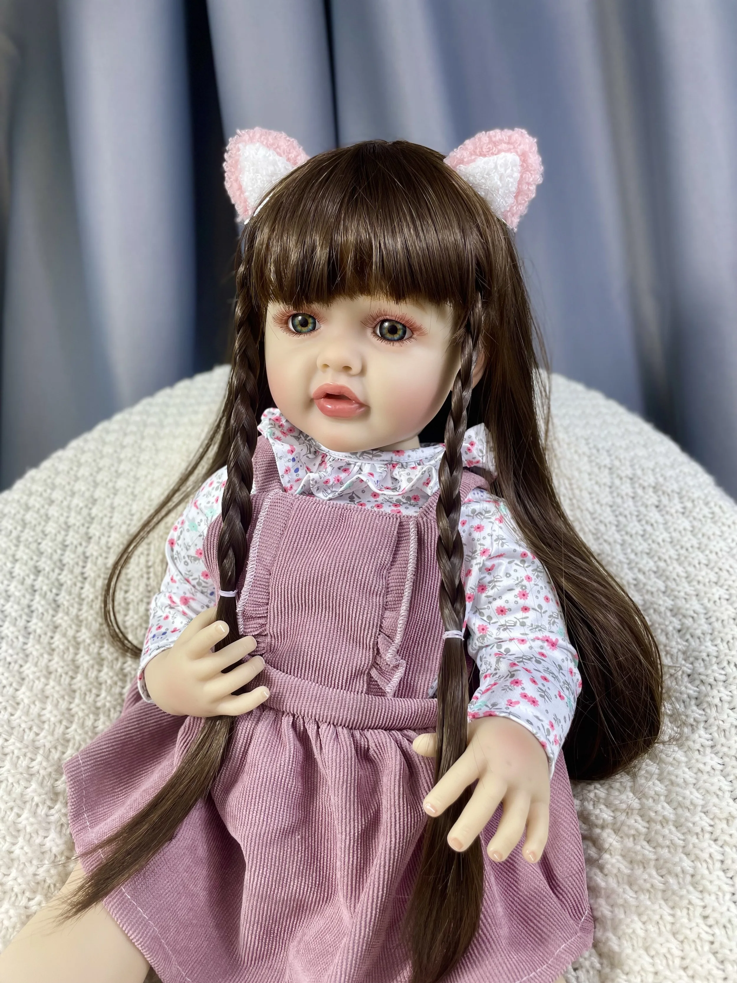 MRB 55CM muñeca Reborn de vinilo de silicona completa Betty chica realista linda princesa niño bebé cumpleaños regalo de Navidad