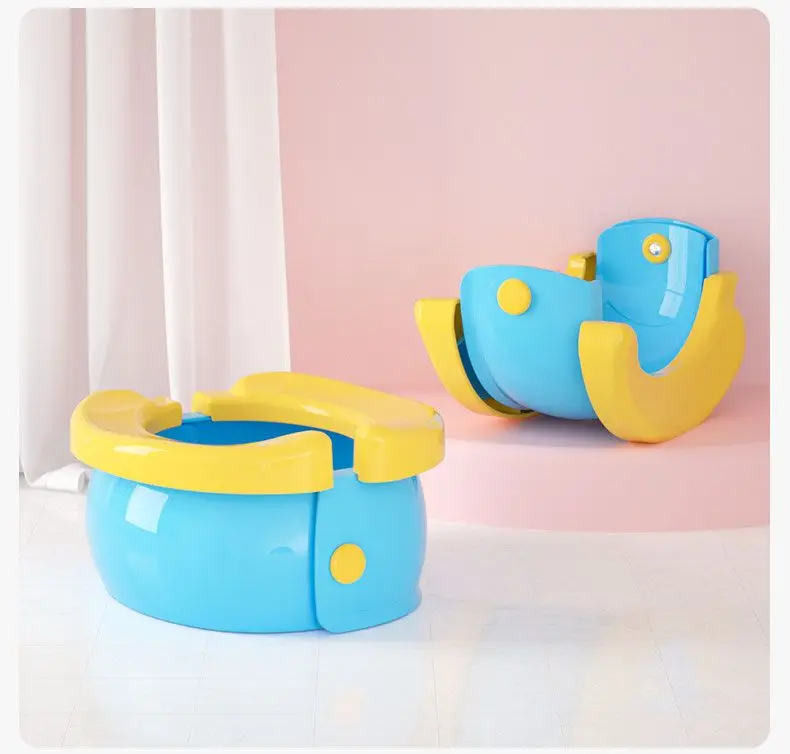 Portable Toilet Travel Baby Potty Foldable Children's Potty Urinal Stool Easy to Clean,Gift Garbage Bags and Storage Bag - imagen 4