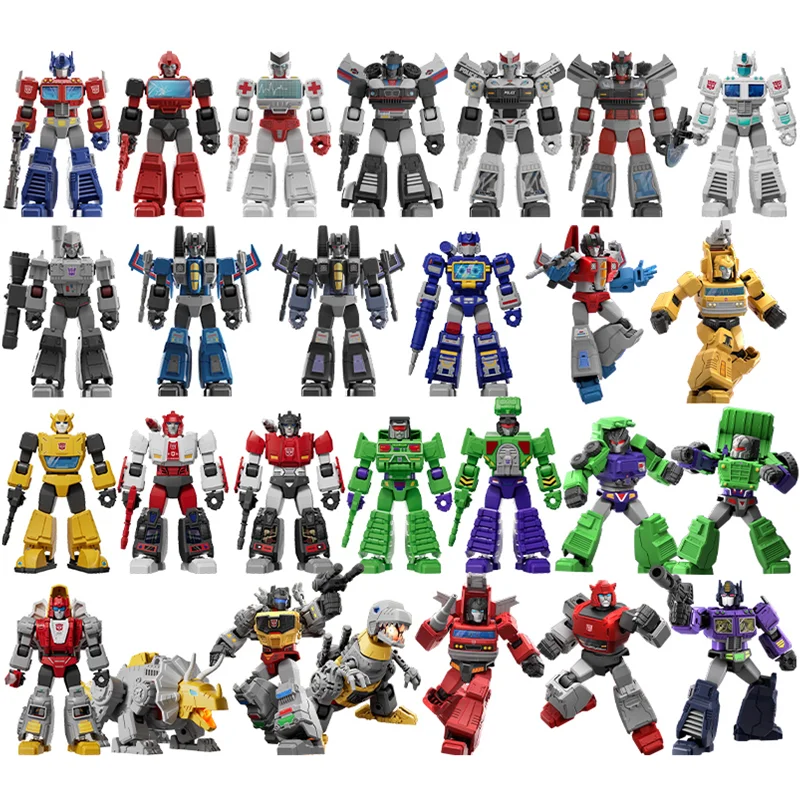 Blokees Transformer-bloques de construcción de Robot Transformer para niños, figuras de acción transformables de Bumblebee, Optimus Prime, modelo Shockwave, regalo para niños - imagen 2