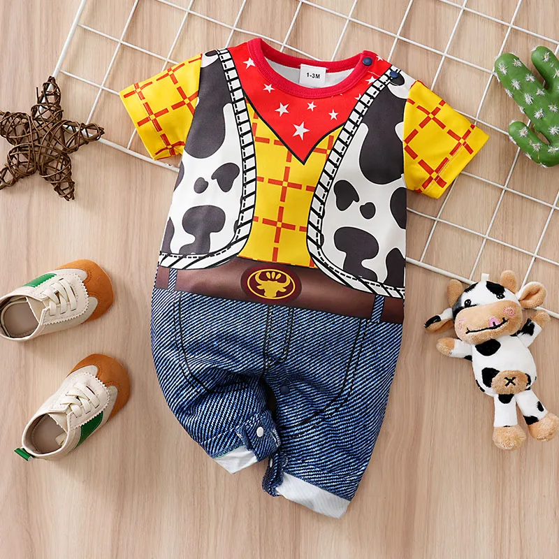 Ropa bebé verano manga corta anime – Body neonatal recién nacido