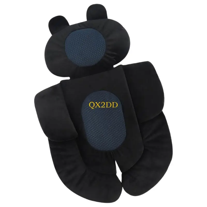 Cubierta extraíble almohadilla silla infantil ventilada QX2D para cochecitos y asiento para automóvil - imagen 3