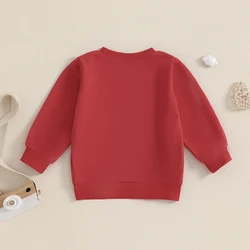 Sudadera con capucha para niños – Corazón bordado manga larga