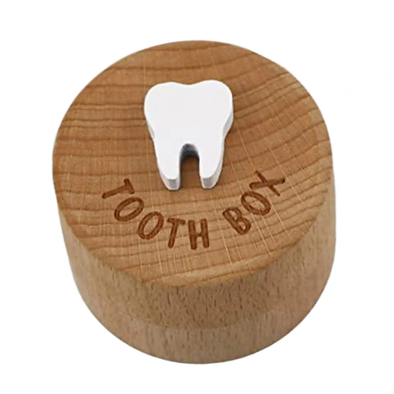 Caja para dientes de leche en madera – recuerdo de cabello natural - imagen 4