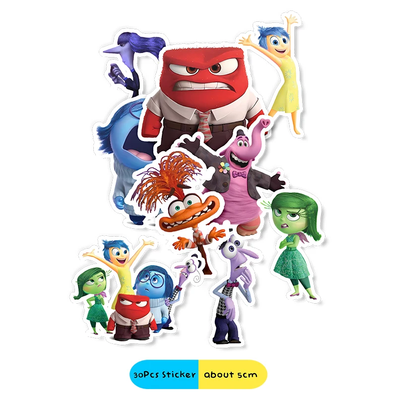 Suministros de fiesta Inside Out de Disney, decoraciones, vajilla desechable de cumpleaños para niños, mantel, tema de fiesta de superhéroe, juego de favores para niños - imagen 2