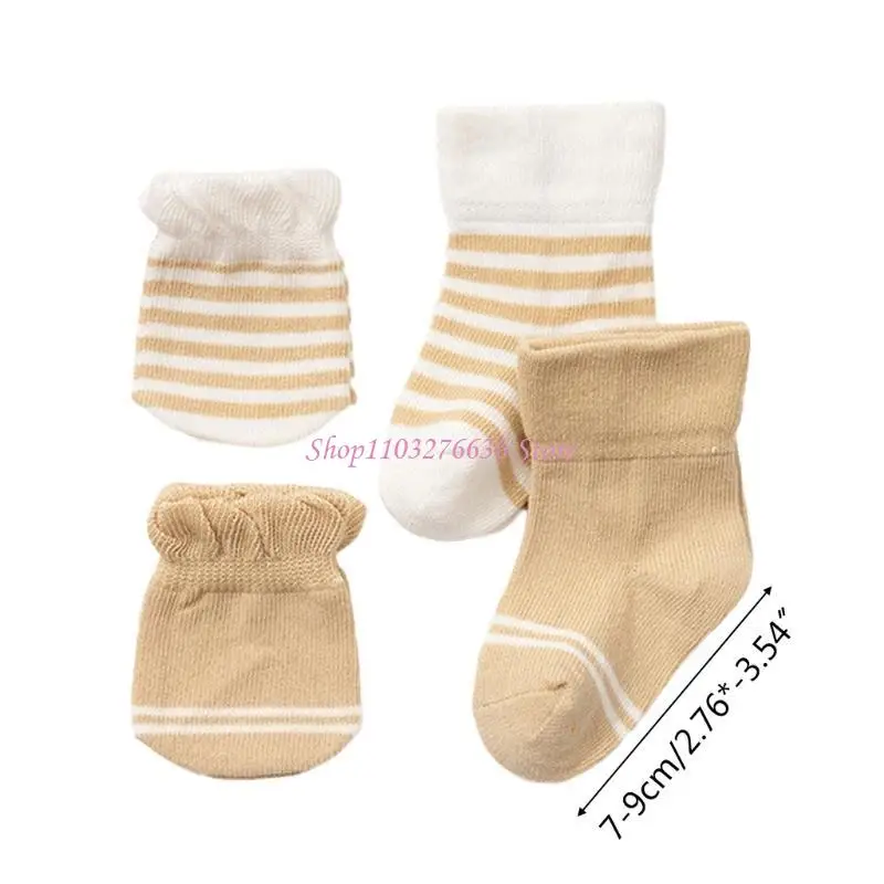 Guantes y calcetines antiarañazos para bebé – Protección suave - imagen 5