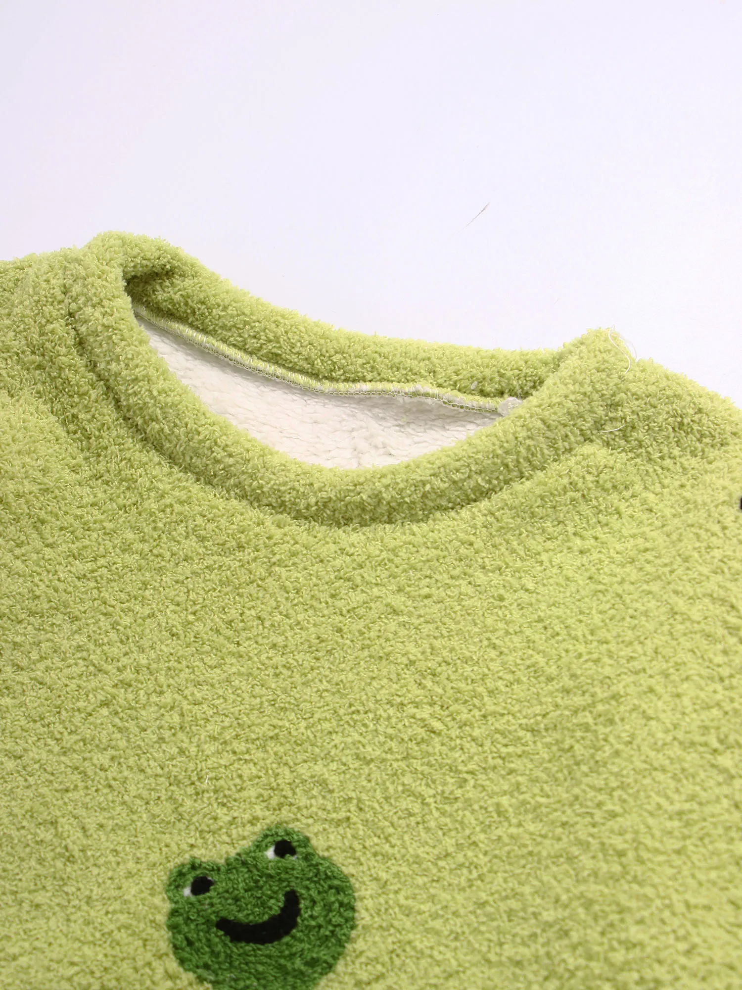 Conjunto de pijama de lana para niños y niñas, ropa de dormir estampada, trajes para niños, ropa de dormir, jersey de manga larga, Top con pantalones, traje - imagen 5