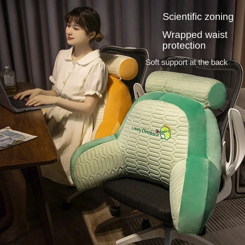 Cojín infantil de látex con soporte lumbar y funda lavable - imagen 4