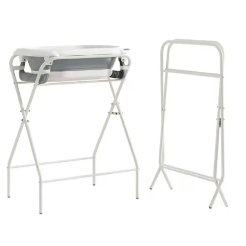 Excluyendo bañera, soporte para bañera de bebé, soporte de seguridad antideslizante, bañista para recién nacido, alivio portátil de rodilla y espalda adecuado - imagen 3