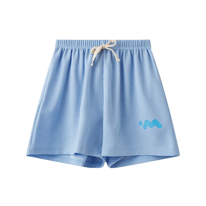 Pantalones cortos de verano para niños y niñas, Shorts finos, informales, holgados, transpirables, con cintura elástica, 2-8 años