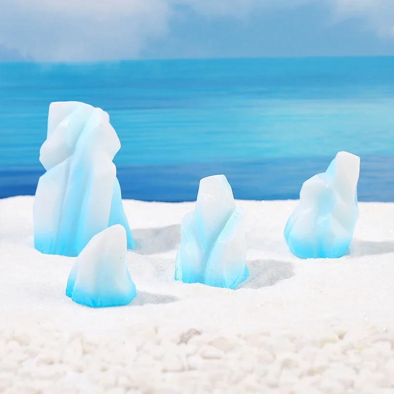 Maqueta 3D iceberg ártico realista para decoración navideña infantil - imagen 5