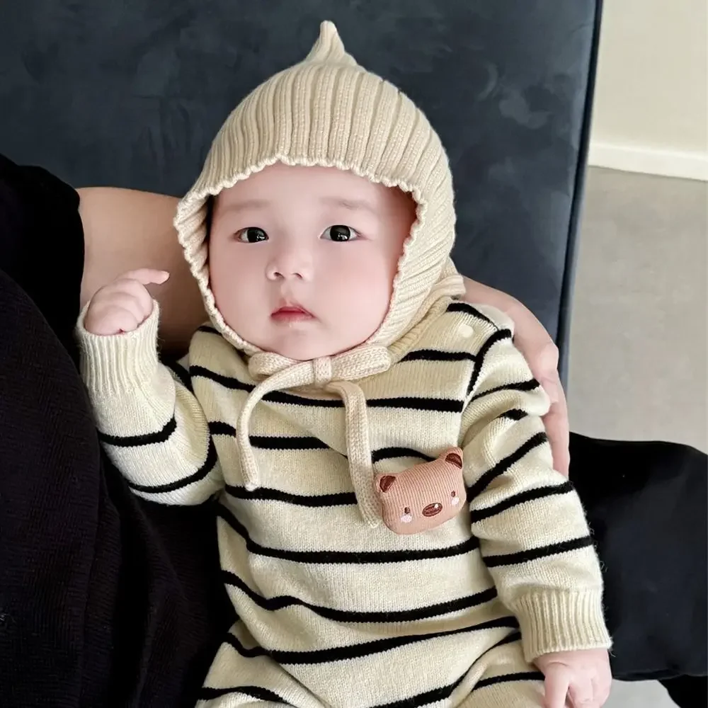 Gorro infantil de punto suave con protección auditiva para niños - imagen 2