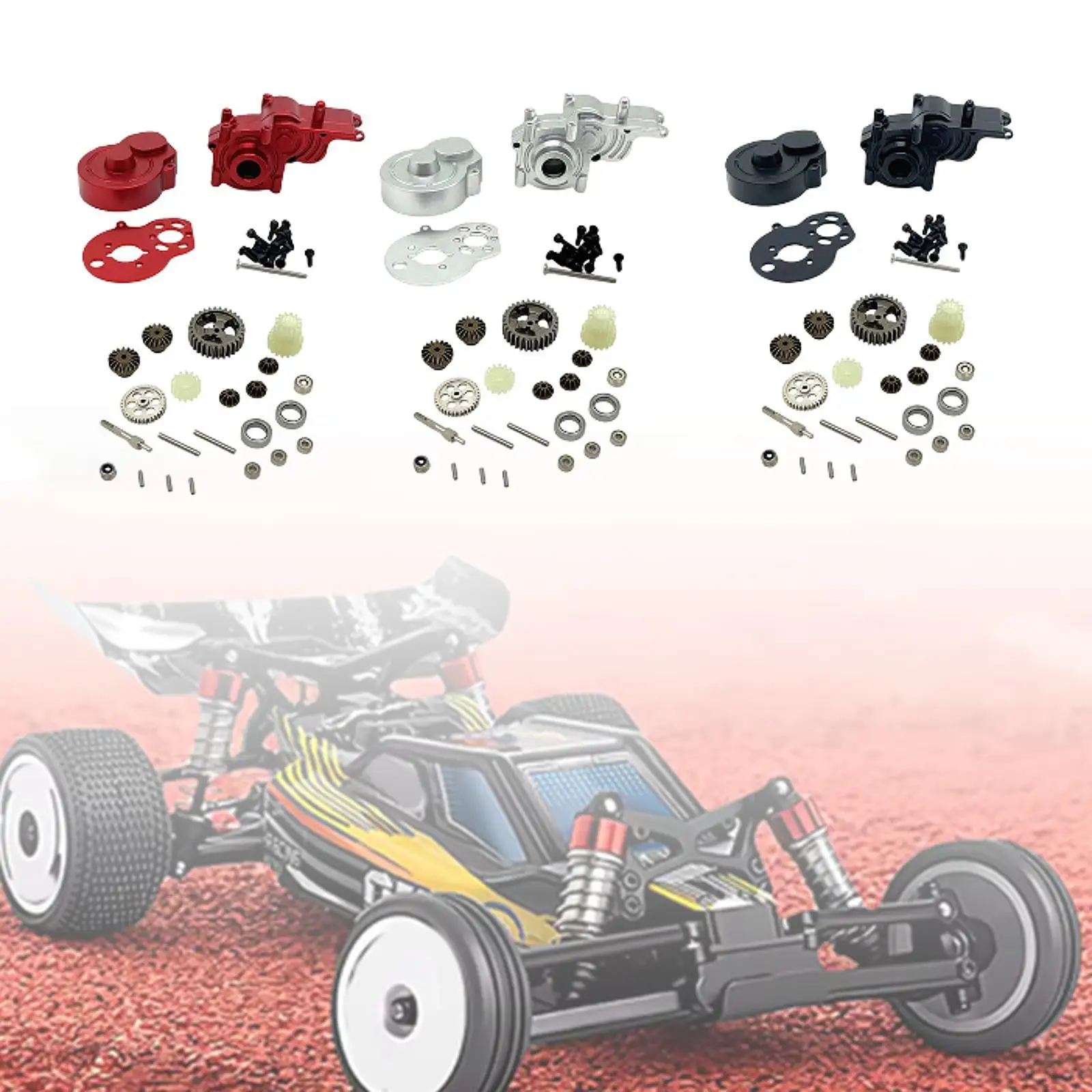 Wltoys carcasa aluminio para coche RC 1/24 – pieza de repuesto - imagen 4