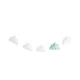 white and green