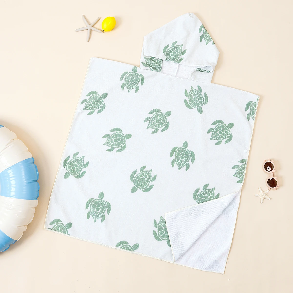 Albornoz con capucha de microfibra para niños, capa con capucha para chico, albornoz para playa, baño, toalla para piscina, 1 ud.