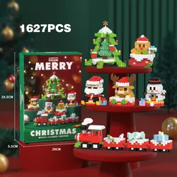 Mini bloques de Papá Noel con luz – Juguete navideño infantil