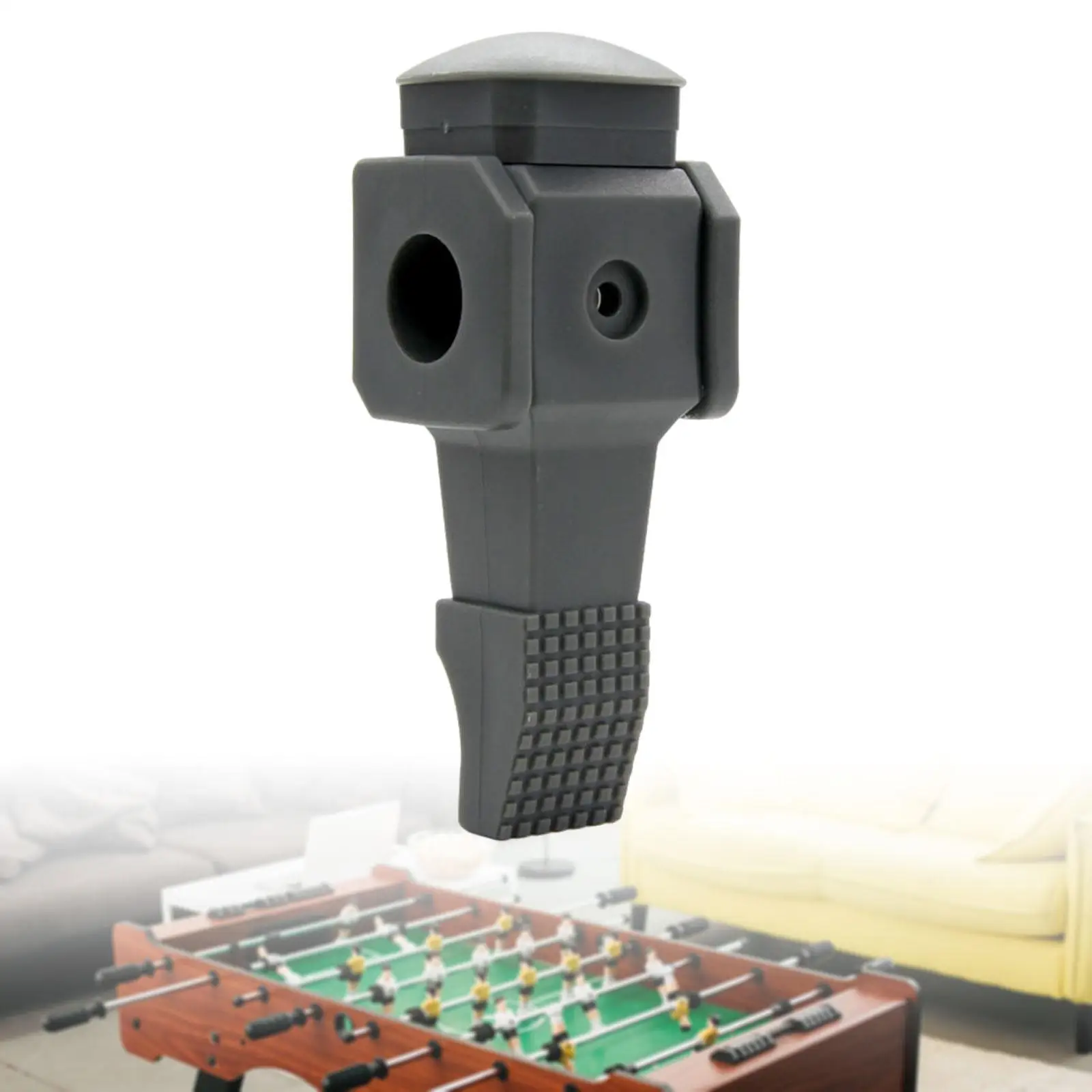 5 Foosball Men Counter Balanced Pin Soccer Games Player Gray