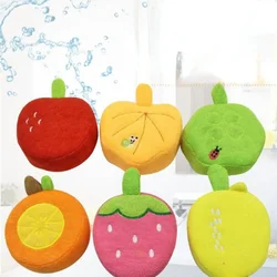 Esponja de baño infantil con formas de animales frutales – Suave para bebé