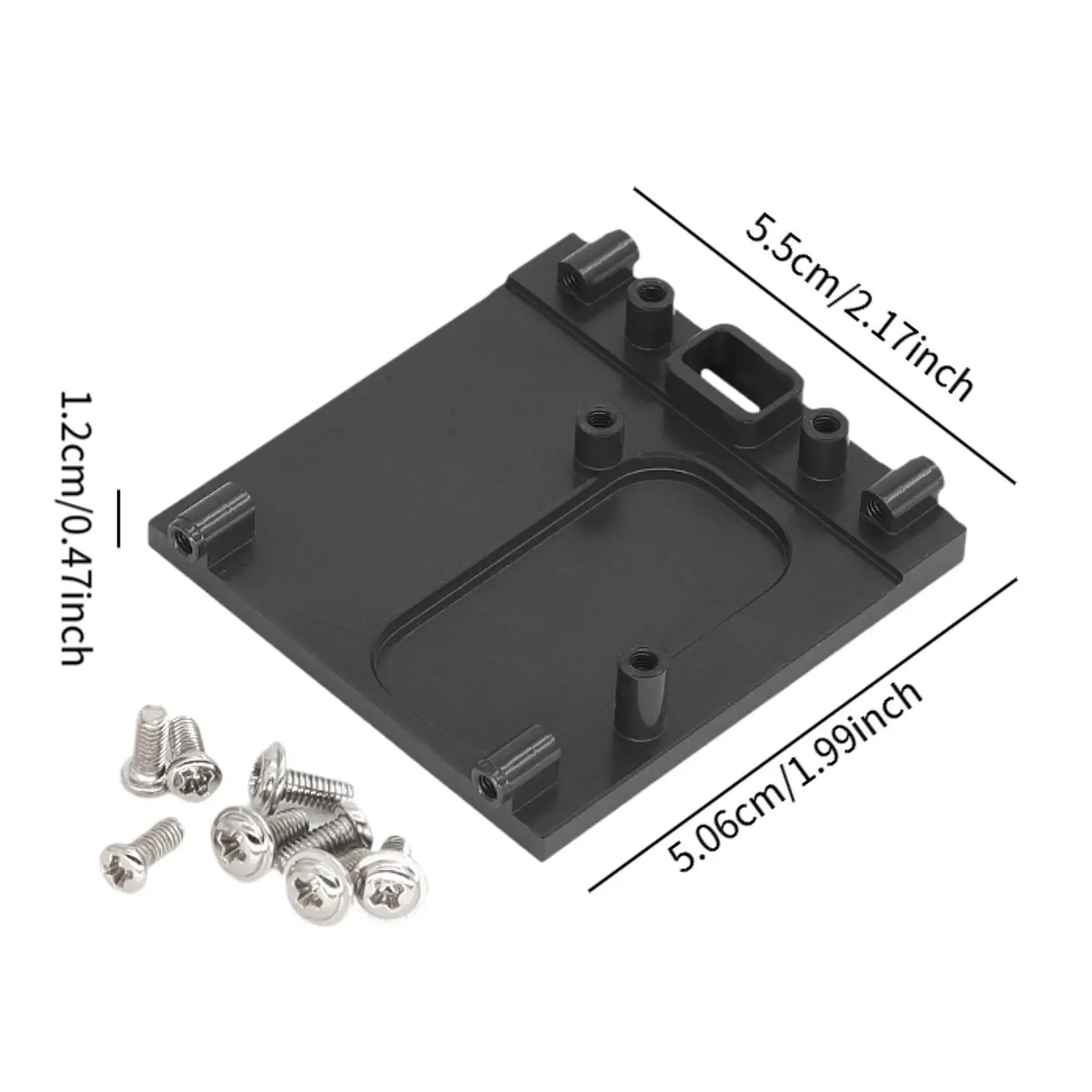 1:12 RC Car Motor Base Mount,Upgraded Parts Accessories,Fixed Bracket Holder,Sturdy Metal Motor Mount Holder for MN78