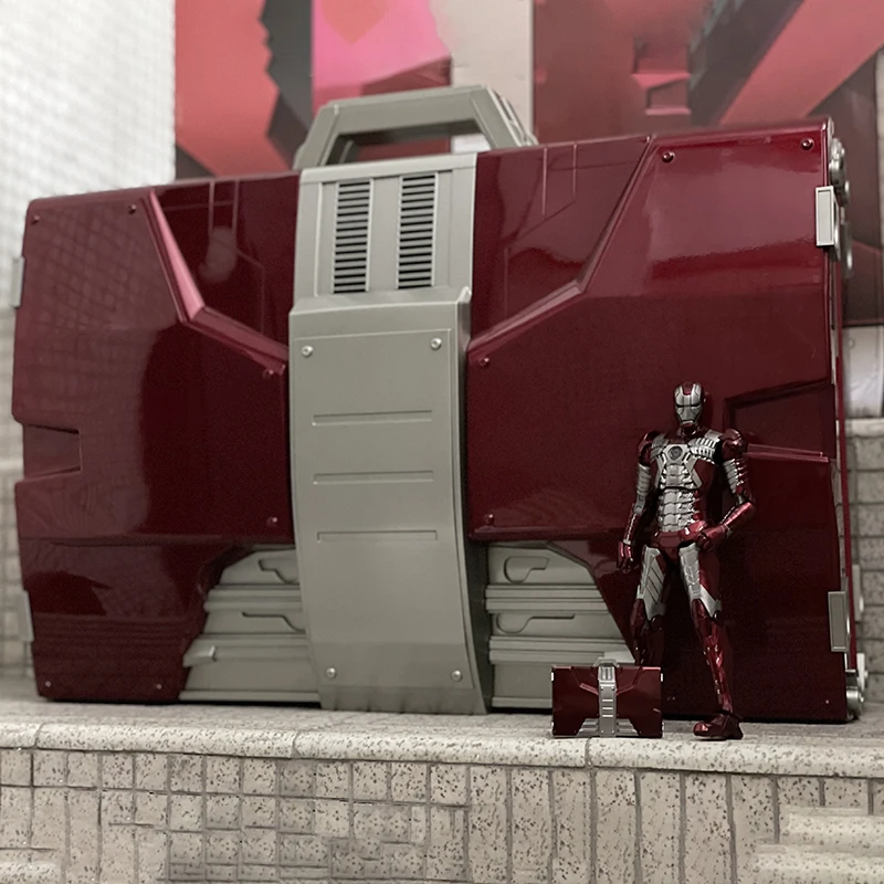 Zhongdong Toys-maleta de Ironman Mk5, edición limitada 1:1, látigo funerario, figura genuina, colección de juguetes para niños, regalo de cumpleaños - imagen 4