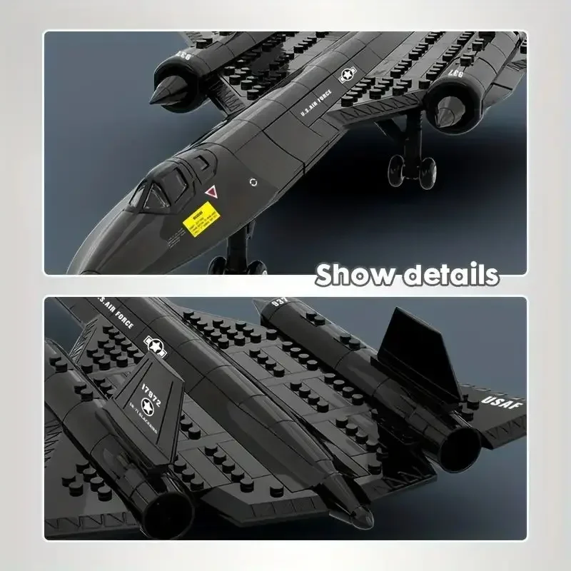 Blackbird Avión Espía – Bloques de Construcción para Niños - imagen 5
