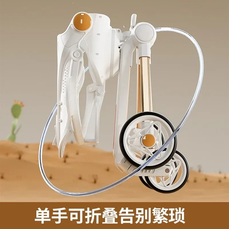 Carrito de mano Baby Walking Artefacts son ligeros, plegables y plegables con un solo botón, los cochecitos pueden sentarse y acostarse - imagen 4