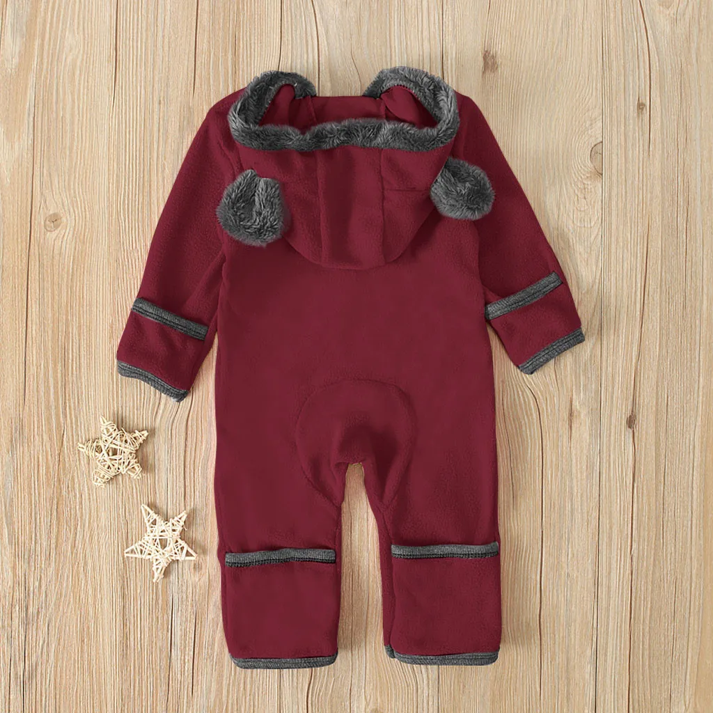 Body de lana con capucha para bebé – abrigo otoño-invierno - imagen 3