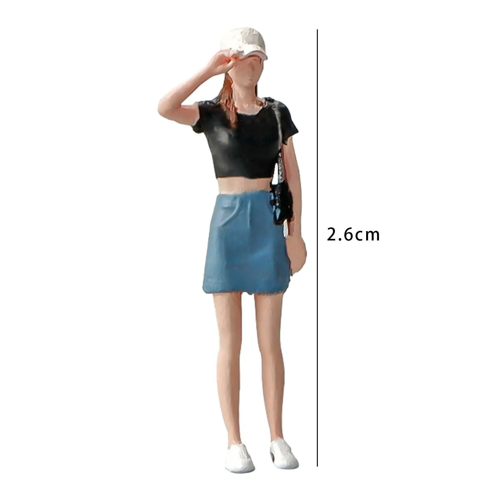 1:64 Model Figure Movie Character Pose Scene Miniature for Photography Micro Landscape Miniature Scenes DIY Projects Layout