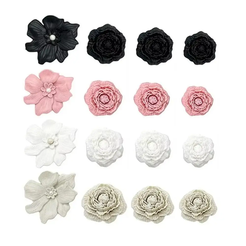 Dijes con flores para zapatos de playa – Hebilla desmontable