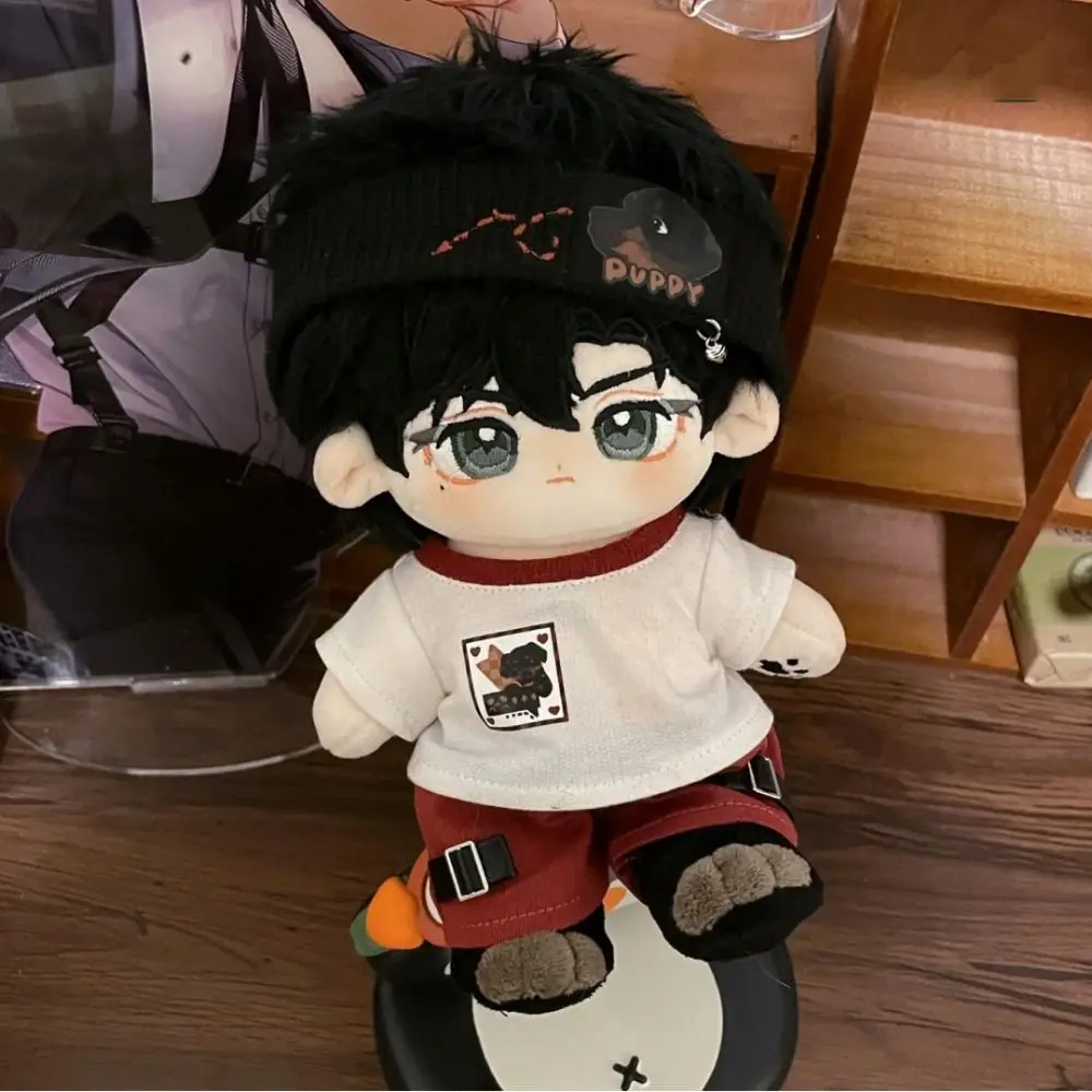 Ropa de peluche Du Bing, ropa de algodón, estilo callejero, ropa a cuadros, Mini ropa fresca sin atributos, algodón de 20cm - imagen 5