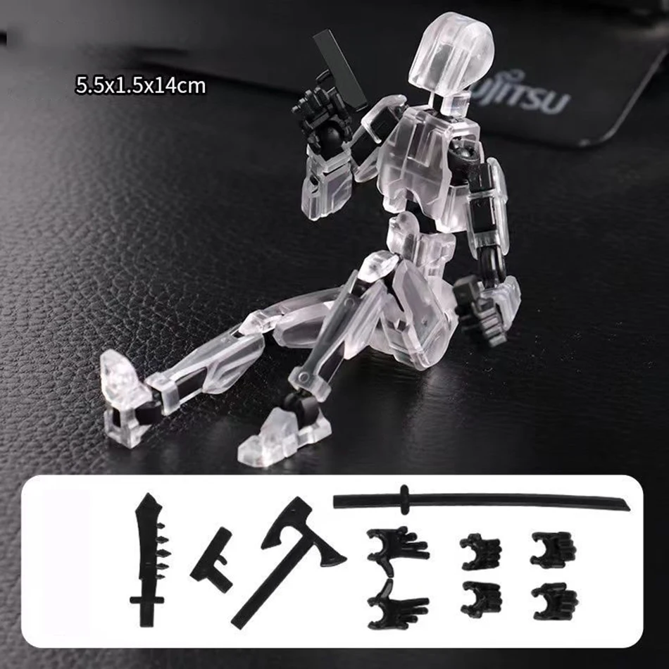 UNGH Robot juguete móvil multiarticulado – Figura de acción 3D - imagen 3