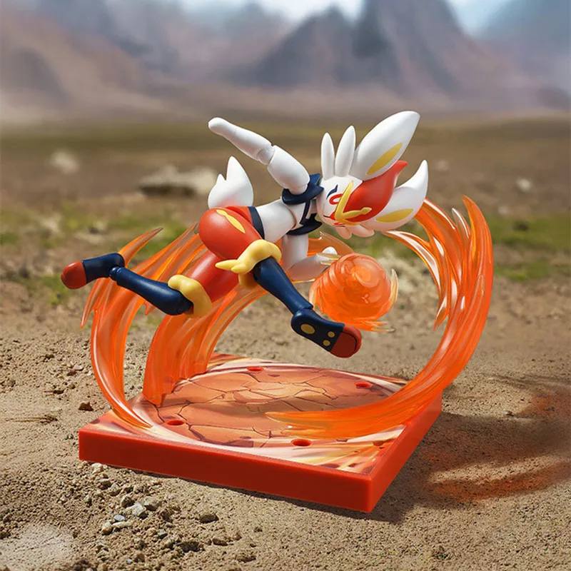 Original Blokees Pokemon Adventure Prologue Snorlax Cinderace Scyther Lucario figura de acción modelo juguetes de ensamblaje regalos de cumpleaños - imagen 5