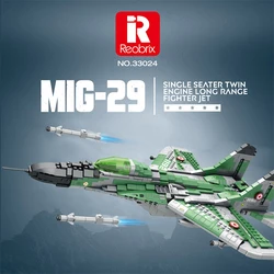 MIG-29 en bloques de construcción - Modelo de combate para escritorio