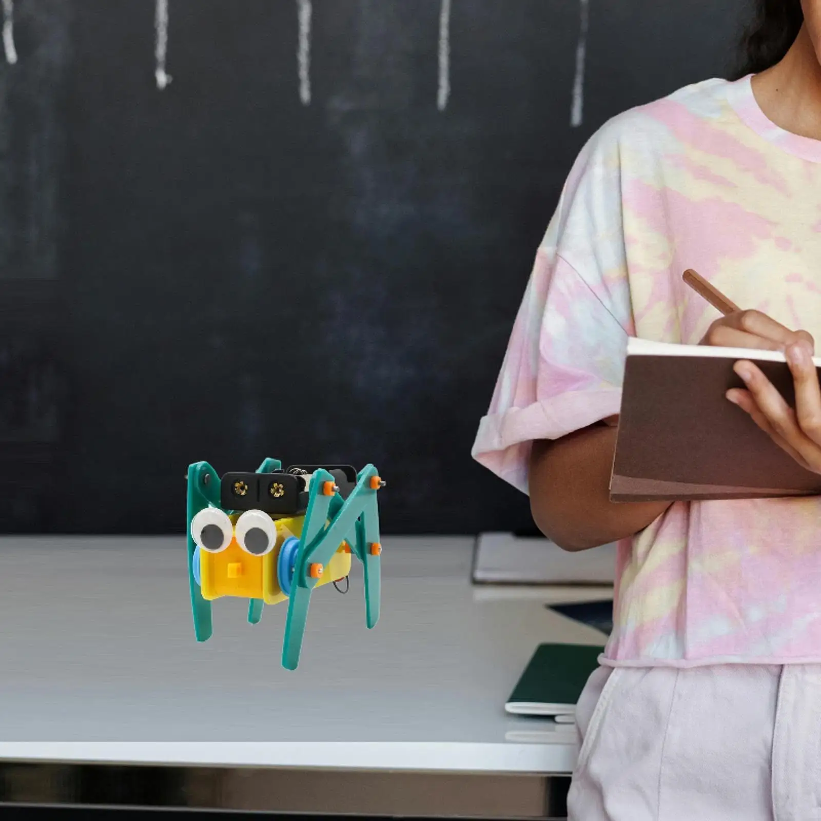 Robot Building Toy Construction Toy Physics DIY Assembly Robot Science Kits Science Experiment for Teens Development Toy Gift