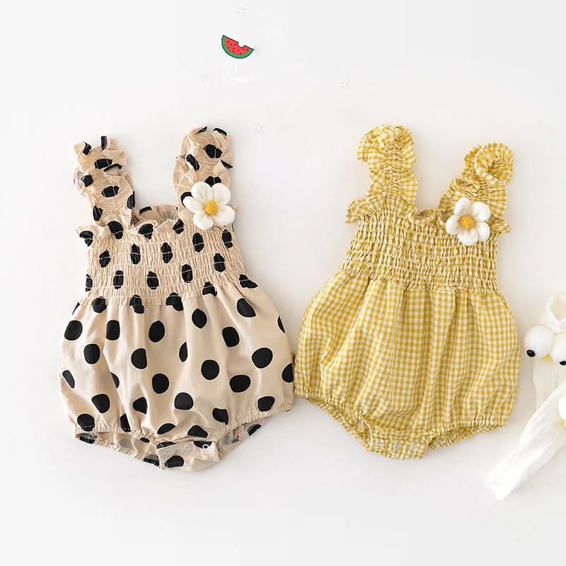 Milangel-body de lunares para bebé, ropa de una pieza para recién nacido, verano, 2023