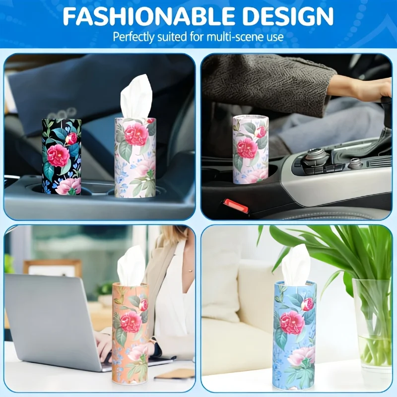 Dispensador de pañuelos para coche reutilizable – Portapañuelos práctico - imagen 3