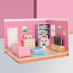 Puzle 3D de madera para niños – Juguete educativo artesanal