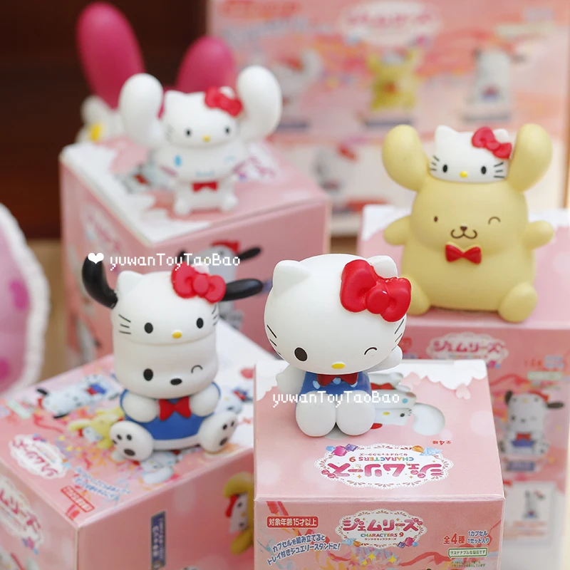 Sanrio personaje caja ciega juguetes Linda figura de dibujos animados Hello Kitty Pom Purin Cinnamoroll Pochacco muñeca modelo coleccionar adornos - imagen 2