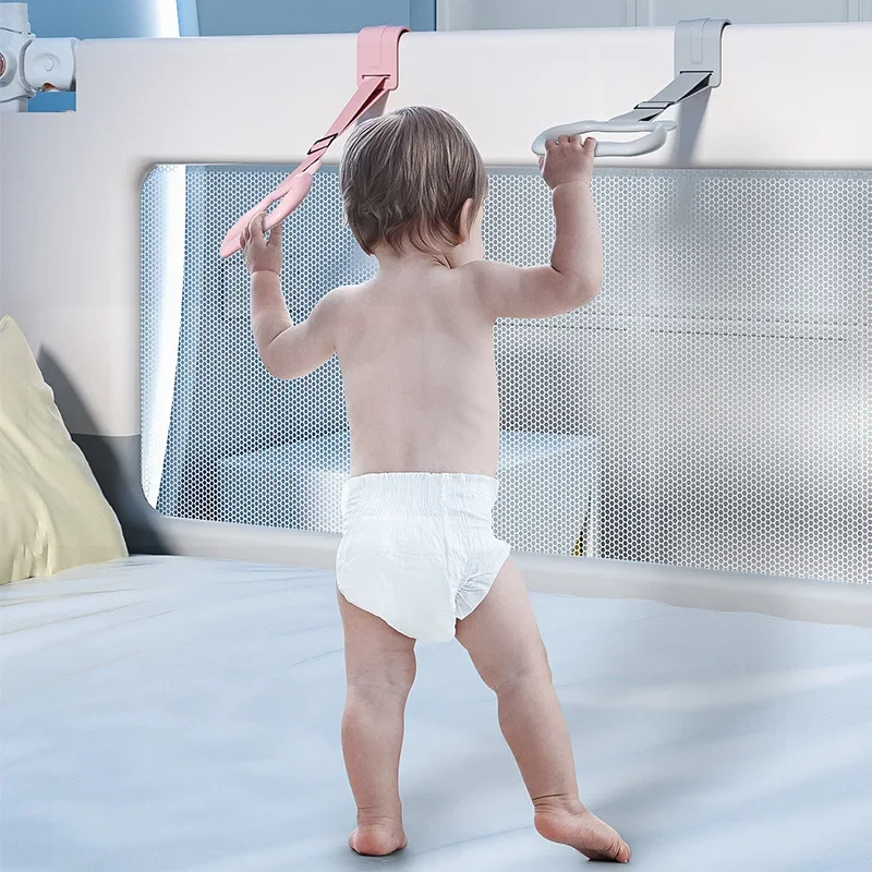 Parque infantil versátil para bebés con asas de entrenamiento antideslizantes: valla de seguridad ajustable para aprender a niños pequeños y desarrollar la movilidad - imagen 3