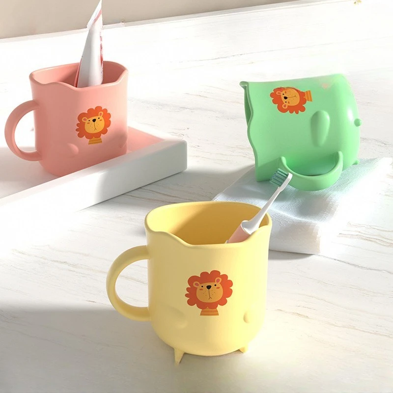 Taza de enjuague infantil portátil y duradera con dibujos animados - imagen 5