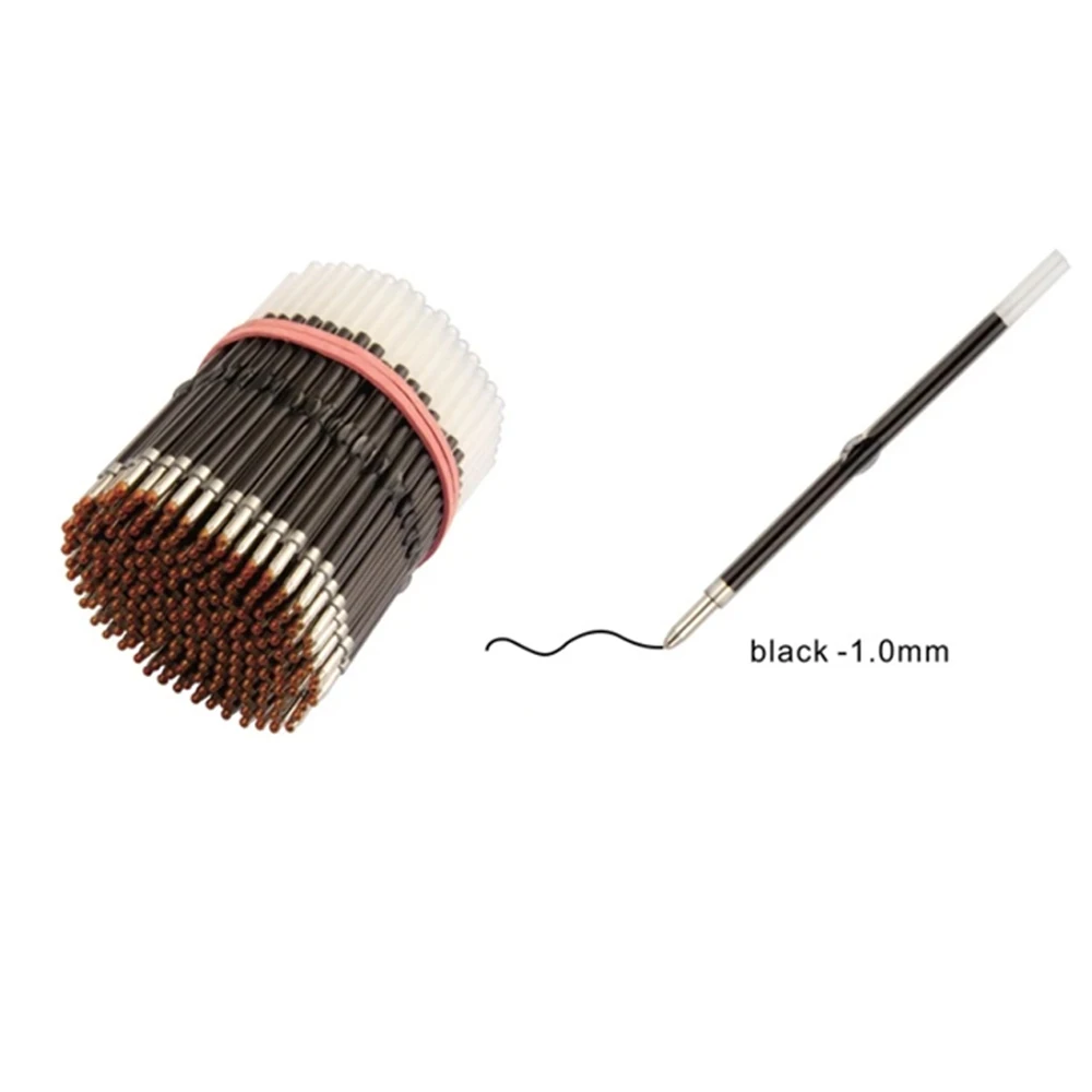 Kovict 200-2000 Uds bolígrafo con cuentas 62mm recambio de bolígrafo tinta negra azul roja bolígrafo de escritura con cuentas de plástico suministros escolares y de oficina - imagen 4