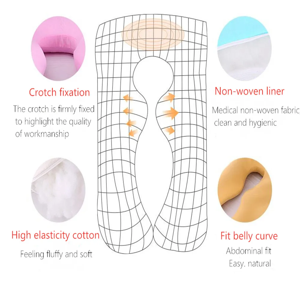 Almohadas de maternidad en forma de U, almohada de soporte para el cuerpo para embarazo, almohadas de cama para mujeres embarazadas, triangulación de envíos - imagen 5